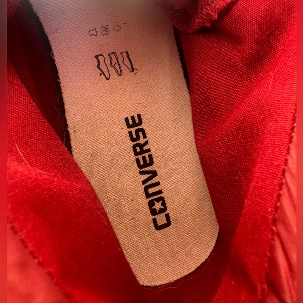 Converse Maroon High-Top Sneakers - Picture 7 of 8